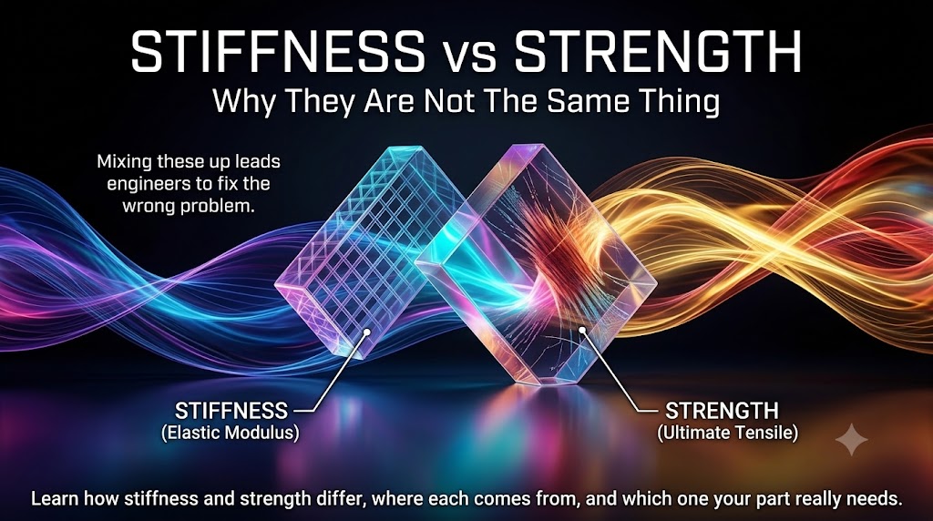 Stiffness vs Strength: Why They Are Not the Same Thing