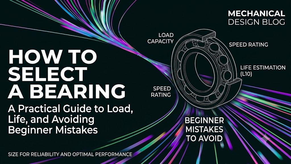 How to Select a Bearing: Load, Life, and the Mistakes Beginners Make