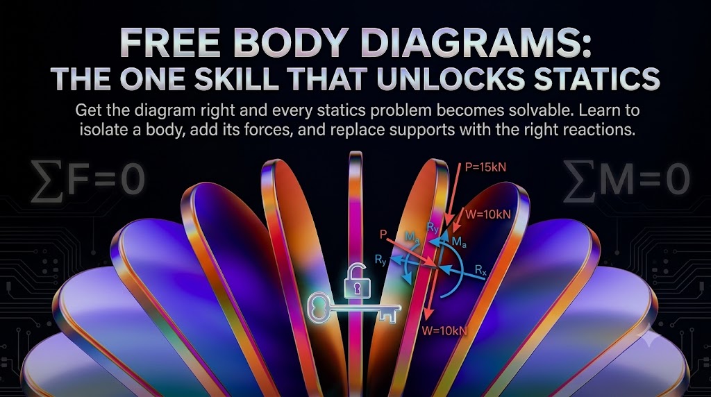 Free Body Diagrams: The One Skill That Unlocks Statics