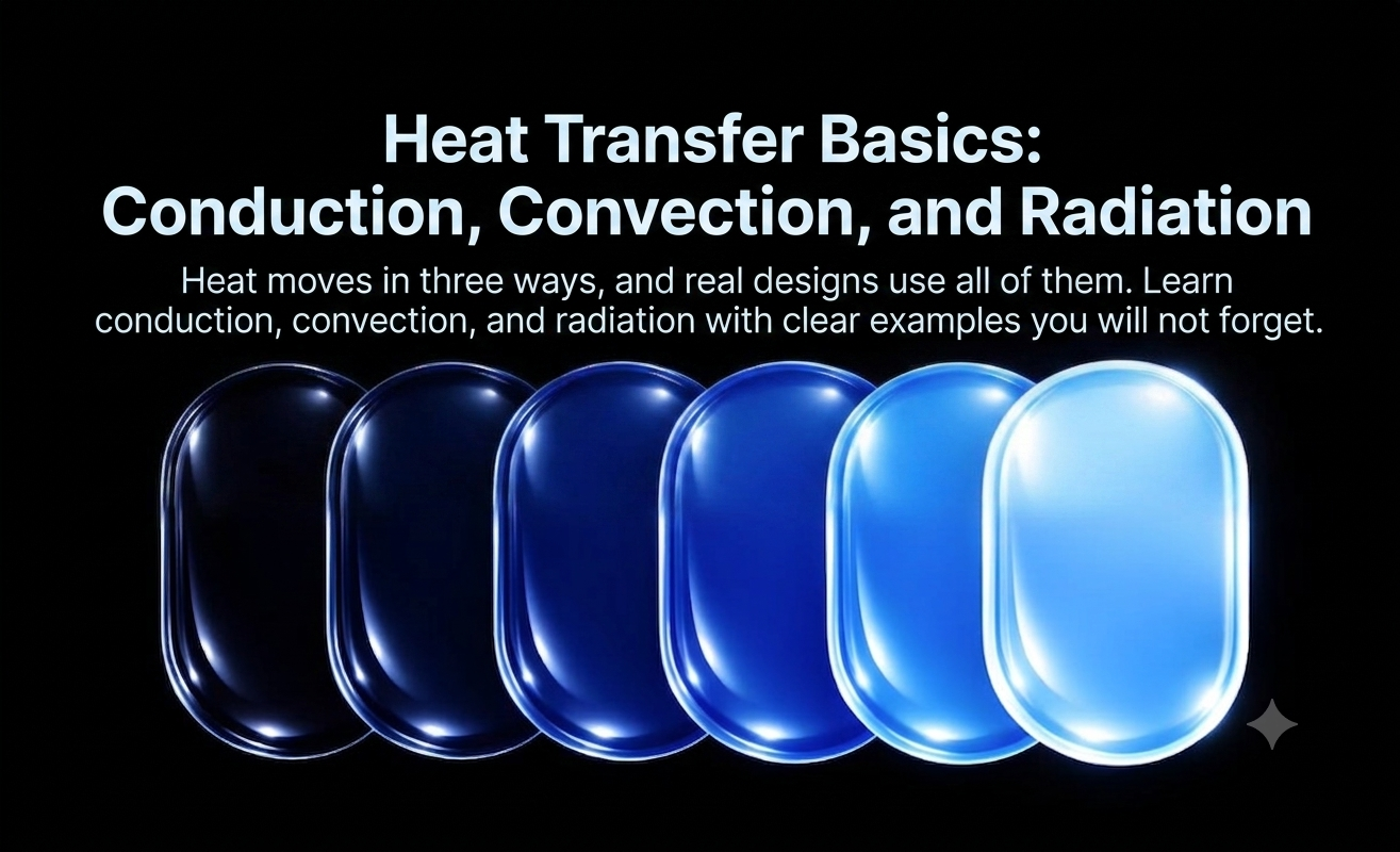 Heat Transfer Basics: Conduction, Convection, and Radiation